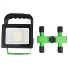 EcoLight 20 W-os natúrfehér hordozható LED reflektor újratölthető akkumlátorral