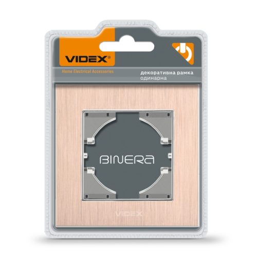 Videx Binera rose gold színű alumínium keret (6/48)