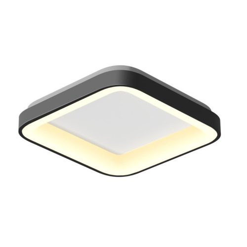 Videx Led Edge 72 W-os ø450mm fekete négyzet alakú LED távirányítós mennyezeti lámpa