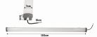 Berge LEO 50 W-os falon kívüli 120 cm-es antracit színű por- és páramentes lámpa IP65 5000K 5000lm