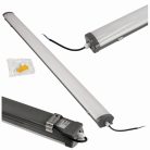 Berge LEO 50 W-os falon kívüli 120 cm-es antracit színű por- és páramentes lámpa IP65 5000K 5000lm