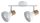Holly spot E14 2X 40W,fehér/ bükk