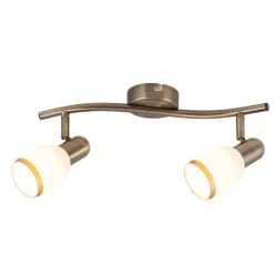 Elite 2-es szpot E14 2x max40W bronz