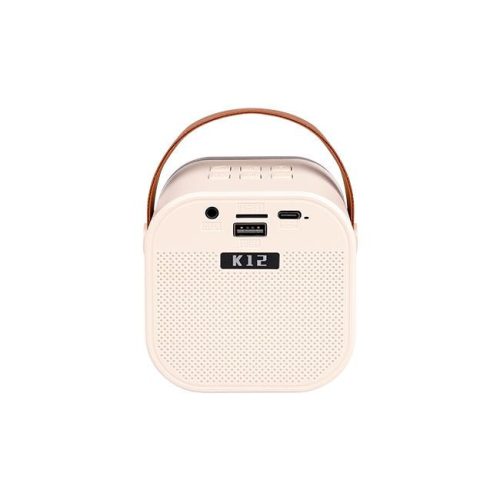 MasterLED Hordozható karaoke szett Bluetooth hangszóróval és 2 mikrofonnal