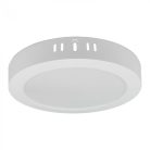 EcoLight 18W-os falon kívüli ledes mennyezetlámpa  natúr fehér kör alakú