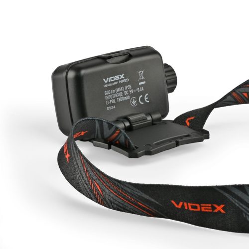 Videx LED Fejlámpa újratölthető akkumulátorral  600 lm  5000K  H189