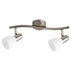 Soma 2-es szpot E14 2x40W bronz opál