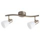 Soma 2-es szpot E14 2x40W bronz opál