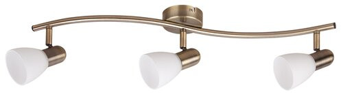 Soma 3-as szpot E14 3x40W bronz opál