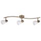 Soma 3-as szpot E14 3x40W bronz opál