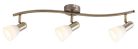 Soma 3-as szpot E14 3x40W bronz opál