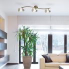 Soma 3-as szpot E14 3x40W bronz opál
