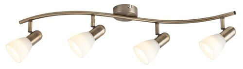Soma 4-es szpot E14 4x40W bronz opál