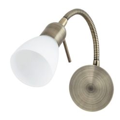 Soma gégecs.falikar E14 1x40W bronz opál
