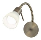 Soma gégecs.falikar E14 1x40W bronz opál