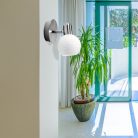 Aurel 1-es szpot E14 1x40W sz.kr opál