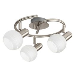 Aurel 3-as szpot E14 3x40W sz.kr opál