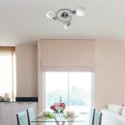 Aurel 3-as szpot E14 3x40W sz.kr opál