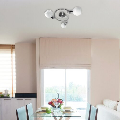 Aurel 3-as szpot E14 3x40W sz.kr opál