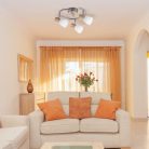 Gavin 3-es spot E14 3x40W sz.króm bükkfa