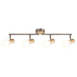 Gavin 4-es spot E14 4x40W sz.króm bükkfa