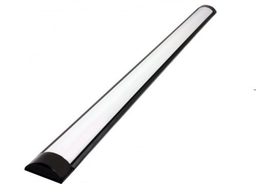 Berge Batten Led 36 W, 120 cm, falon kívüli fekete lámpa IP20-as védettséggel