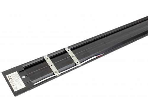 Berge Batten Led 36 W, 120 cm, falon kívüli fekete lámpa IP20-as védettséggel