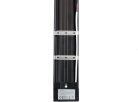 Berge Batten Led 36 W, 120 cm, falon kívüli fekete lámpa IP20-as védettséggel