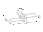 Ashton, beltéri, mennyezeti ,LED 24W,bükk,sz.kr.40cm