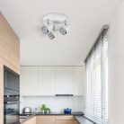 Karen 3-as spot LED 3x4W fehér/króm