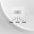 Videx WL03 LED fali lámpa 12W IP65 3000K-4000K-6500K Fekete