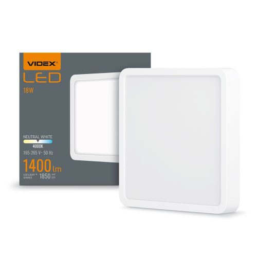VIDEX-DOWNLIGHT-LED-DLSS-18W LED Felületre szerelhető Mennyezeti lámpa