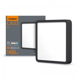   VIDEX-DOWNLIGHT-LED-DLSS-FEKETE-18W felületre szerelhető mélysugárzó