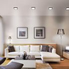 VIDEX-DOWNLIGHT-LED-DLSS-FEKETE-18W felületre szerelhető mélysugárzó