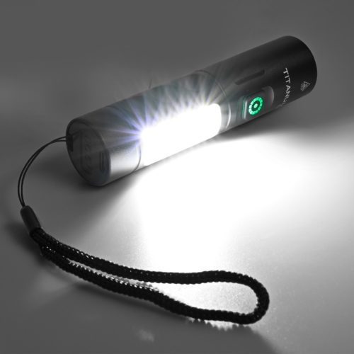 Videx TITANUM hordozható LED zseblámpa, 12000K / 6500K, 160lm, TLF-T16