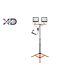 MasterLED Mola2 SMD LED reflektor készlet, háromlábú állvánnyal, 2x50W, 4500K, 10.000lm