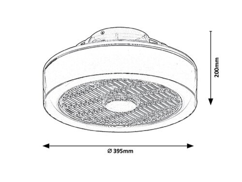 Dalfon, beltéri, mennyezeti .LED 30W,szürke