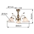 POSADAS Mennyezeti lámpa