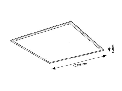 Almond, beltéri, mennyezeti ,LED 40W,4000K,bükk,60cm