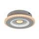 Taneli,ind.wall,LED,20W,wh,chrome,round