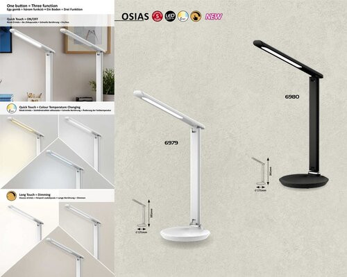 Osias asztali LED 9W fehér