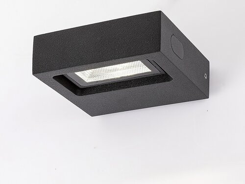 Ganges,kül.fali, LED7W, m.fekete, L3,5cm
