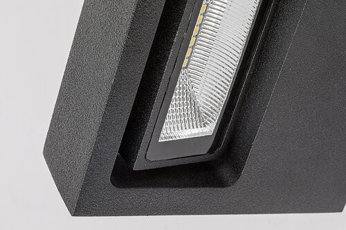 Ganges,kül.fali, LED7W, m.fekete, L3,5cm