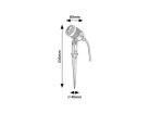 Turda,outd.ground mounted, LED3W,H23,5cm