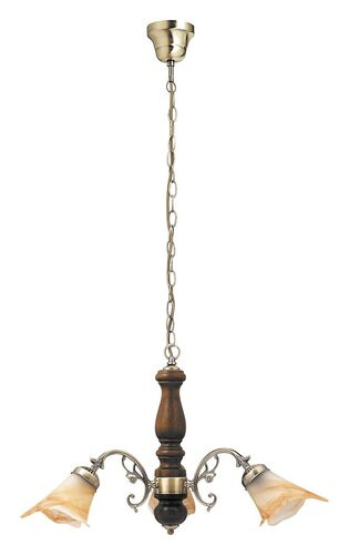 Rustic3 3ágú csillár E14 3x40W bronz-dió