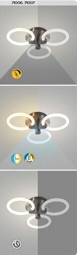 Sotiris, beltéri mennyezeti LED21W, D41cm,szt.kró