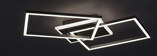 Athelstan, beltéri mennyezeti LED40W,ezüst/cs.alu