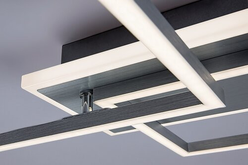Athelstan, beltéri mennyezeti LED40W,ezüst/cs.alu