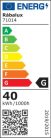 Athelstan, beltéri mennyezeti LED40W,ezüst/cs.alu