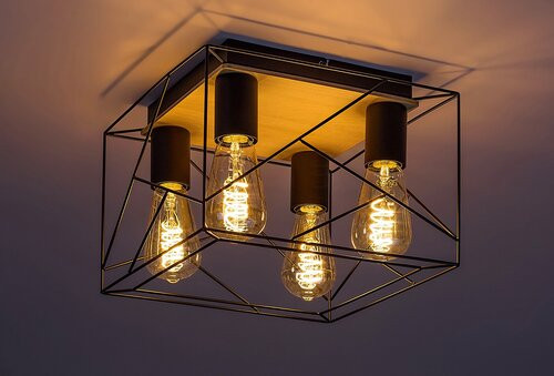 Boire, beltéri mennyezeti E27 4xMAX40W, D30cm